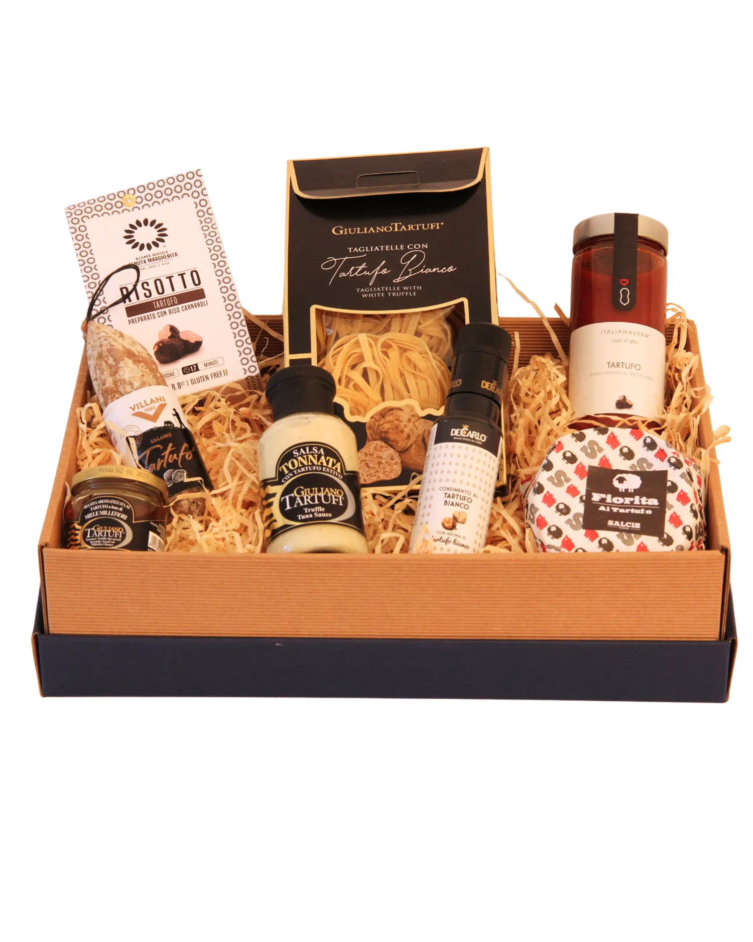 Weihnachtlicher Geschenkkorb Trüffeltraum im Hofer Market