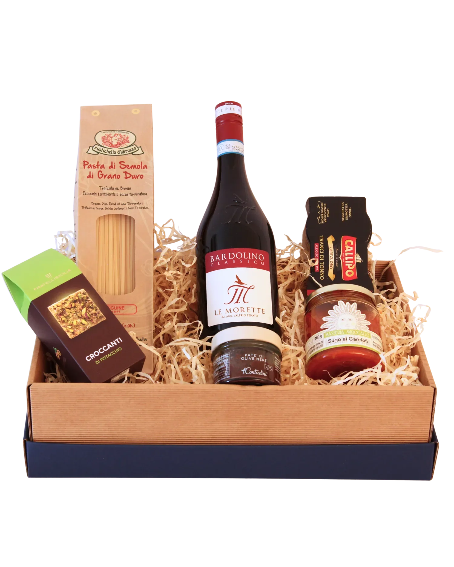 Weihnachtlicher Geschenkkorb Dankeschön im Hofer Market